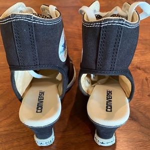 converse open toe wedges